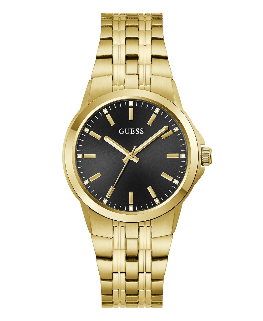GUESS Мужские кварцевые часы Gold-Tone Stainless Steel 39 mm