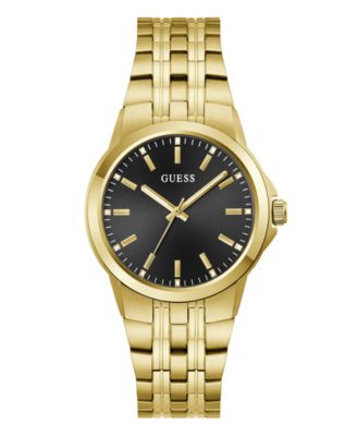 GUESS Men's Quartz Gold-Tone Stainless Steel Watch 39 mm