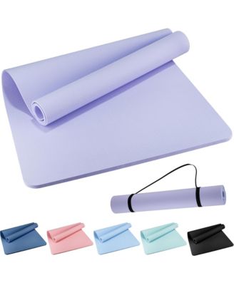AOFAR TPE Yoga Mat Non-Slip Pilates Workout Gym 72" X 32"