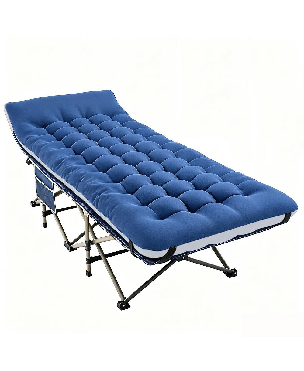 AOFAR Folding Camping Cot Portable Outdoor Bed Mat Carry Bag