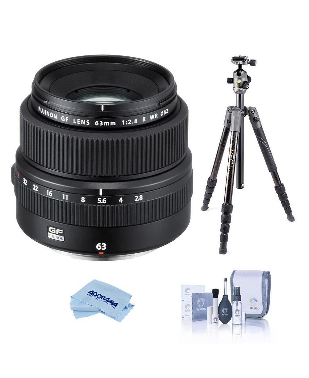 Fujifilm GF 63mm f/2.8 R WR Lens with Vanguard VEO 3 GO 235AB Al Tripod