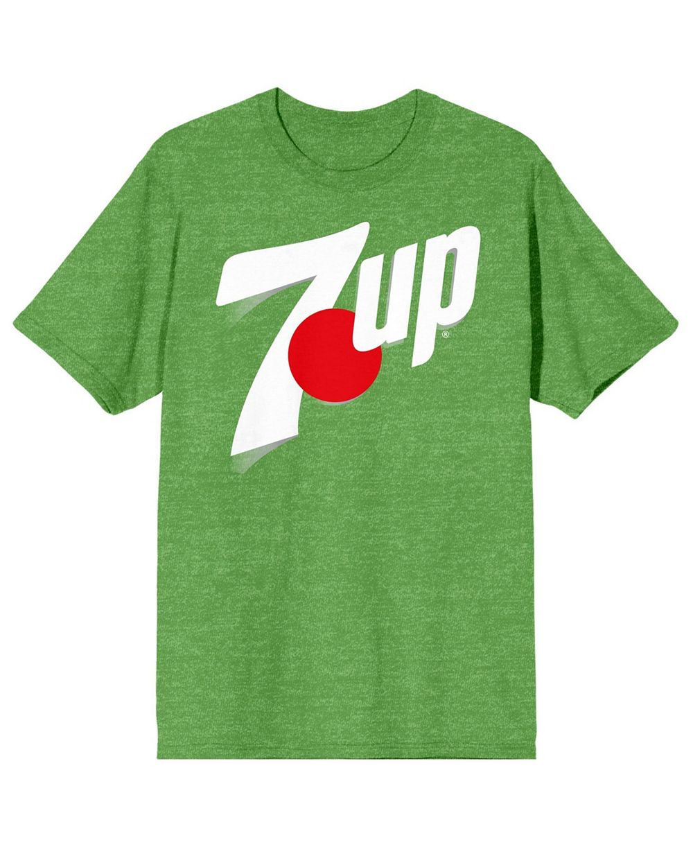 7UP Мужская футболка с логотипом, серый меланж