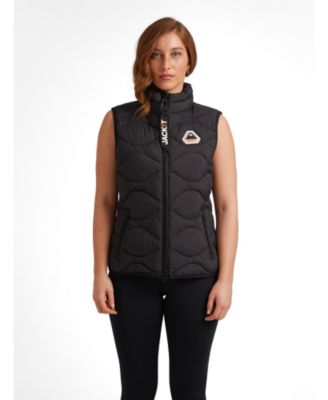 JACK1T Women's High Neck Gilet Jacket