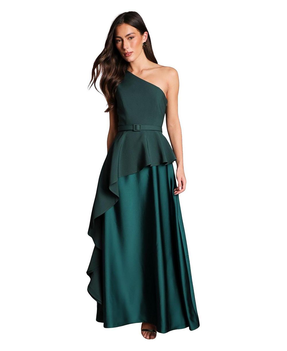 Женское макси-платье Coast One-Shoulder Satin