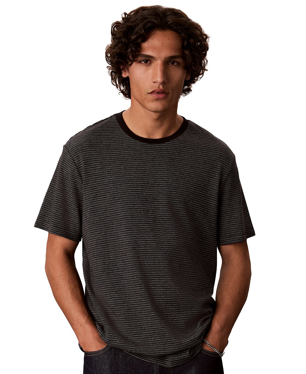 Calvin Klein Men's Supima Cotton Stripe T-Shirt