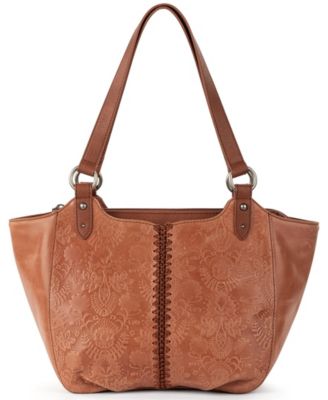 The Sak Bolinas Leather Extra-Large Satchel Handbag