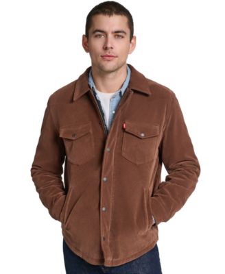 Levi's® мужская куртка-рубашка из искусственной замши в западном стиле