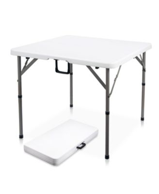 AOFAR 34" Folding Card Table Portable HDPE Indoor Outdoor