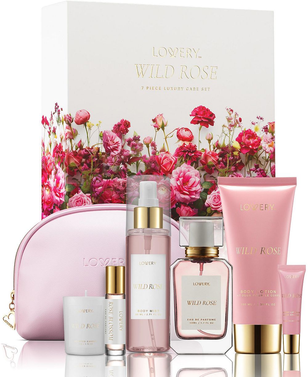 Набор для ухода за телом и душем Lovery Wild Rose, 8 предметов