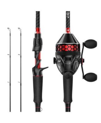 AOFAR рыболовный комплект: спиннинг Brutus 6'6'' и катушка, IM6 Graphite EVA Handle, пресноводный