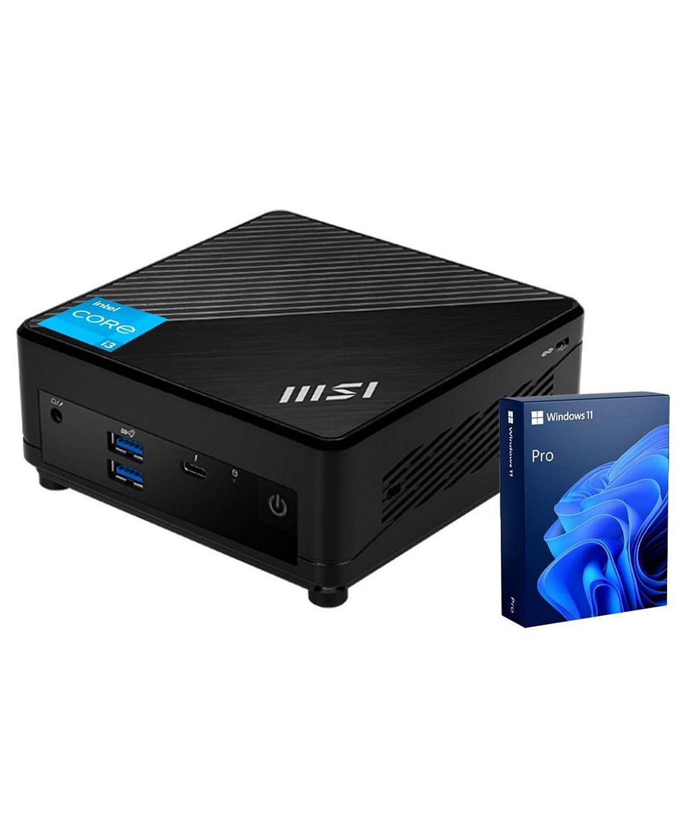 MSI Cubi 5 Mini Desktop Intel Core i3 16GB RAM Intel UHD Graphics 512GB SSD Storage Windows 11 Pro