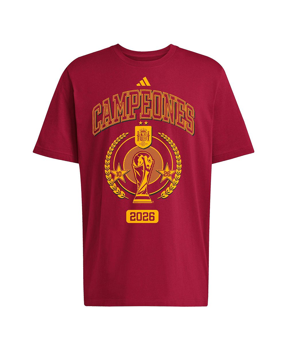 Футболка Adidas Men's Red Spain National Team 2026 FIFA World Cup Champions Trophy