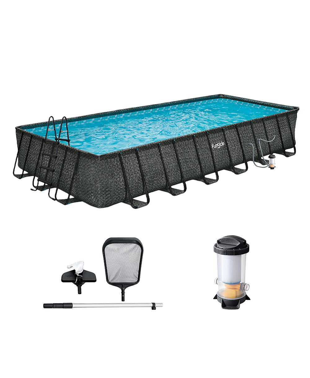 Funsicle Наземный бассейн Oasis 24 Ft с насосом