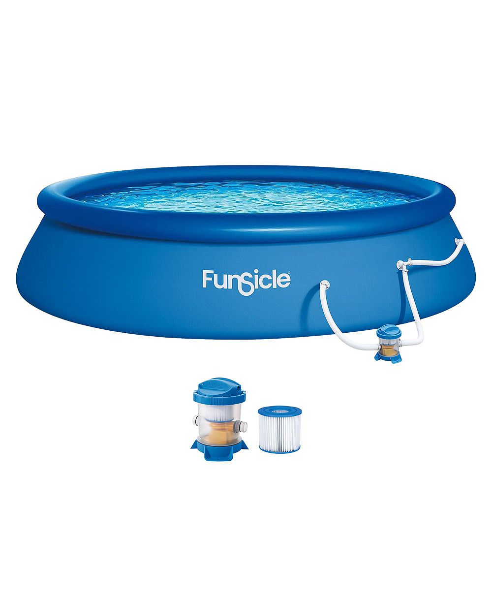 Funsicle Надувной уличный бассейн QuickSet, 15' x 36" с насосом