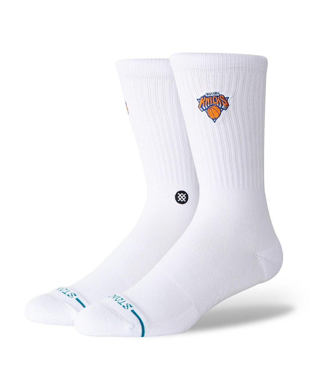 Носки Stance New York Knicks Crested Cotton-Blend Crew для мужчин и женщин