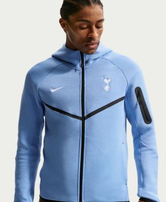 Nike Men's Blue Tottenham Hotspur Tech Fleece Windrunner Raglan Full-Zip Hoodie