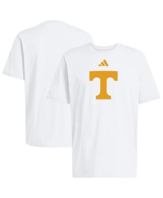 Мужская белая футболка Adidas Tennessee Volunteers с основным логотипом