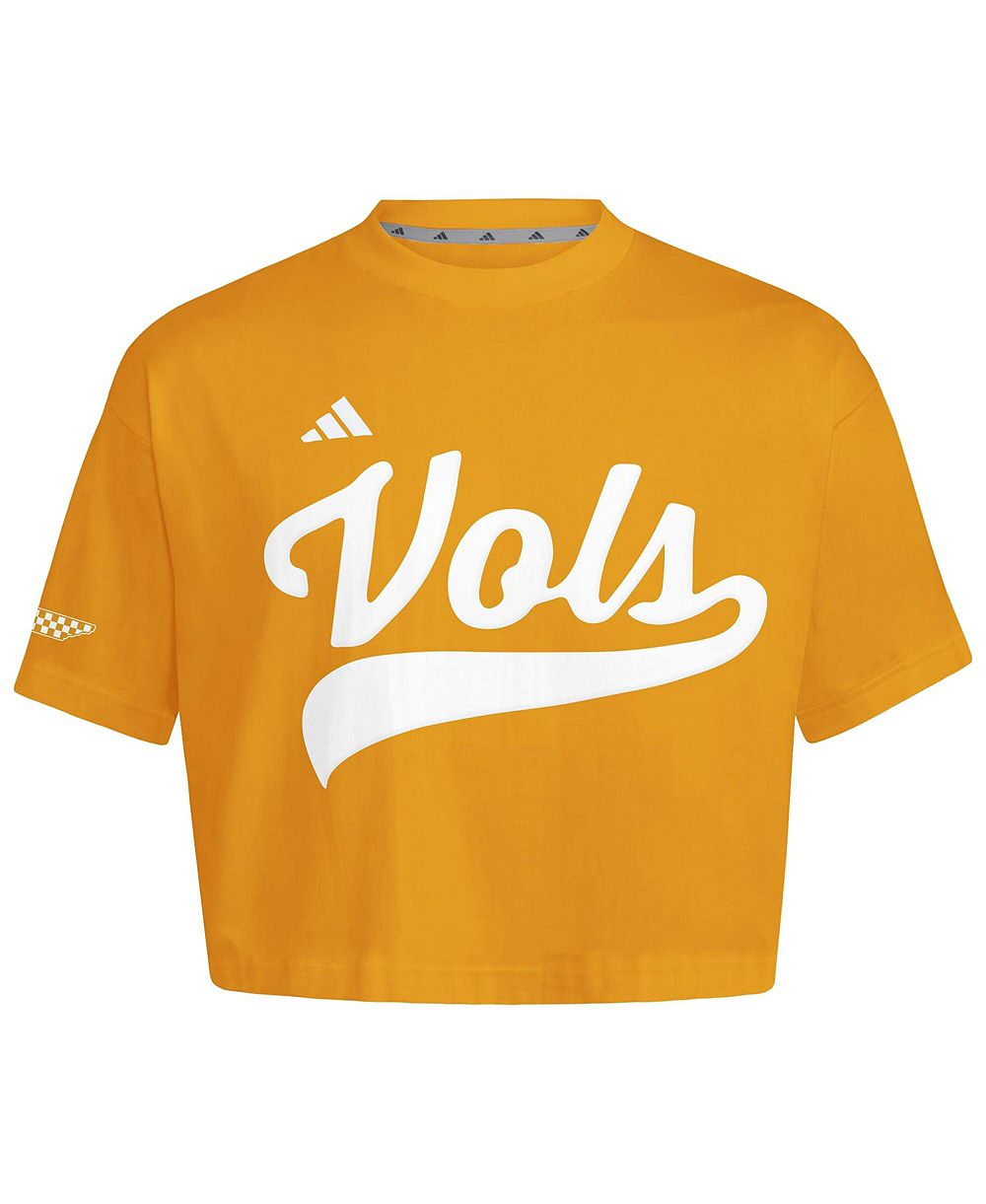 Женская джерси adidas Tennessee Orange Tennessee Volunteers Cropped Baseball Fashion
