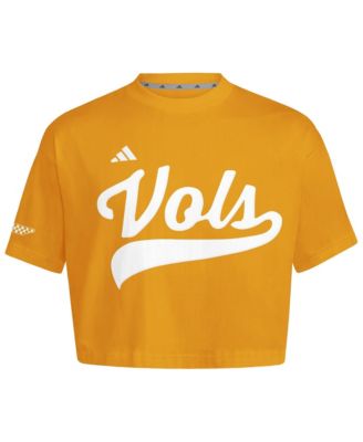 Женская джерси adidas Tennessee Orange Tennessee Volunteers Cropped Baseball Fashion