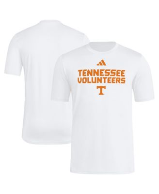 Adidas Мужская белая футболка Tennessee Volunteers Wordmark Poly