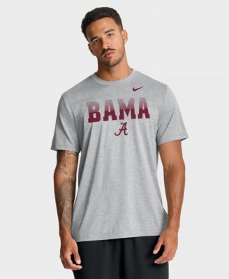 Nike Мужская футболка Alabama Crimson Tide Primetime Legend Kinetic Mantra Dri-FIT, серая