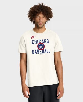 Nike Men's Cream Chicago Cubs Cooperstown Collection ‘70s Inspired T-Shirt