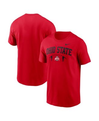 Nike Men's Scarlet Ohio State Buckeyes Primetime Football Icon T-Shirt