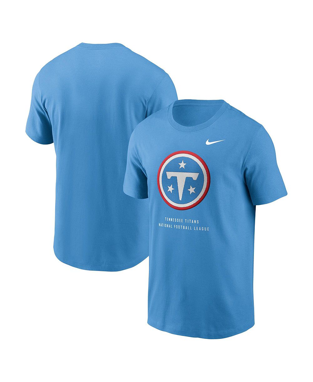 Мужская футболка Nike Light Blue Tennessee Titans Property Of