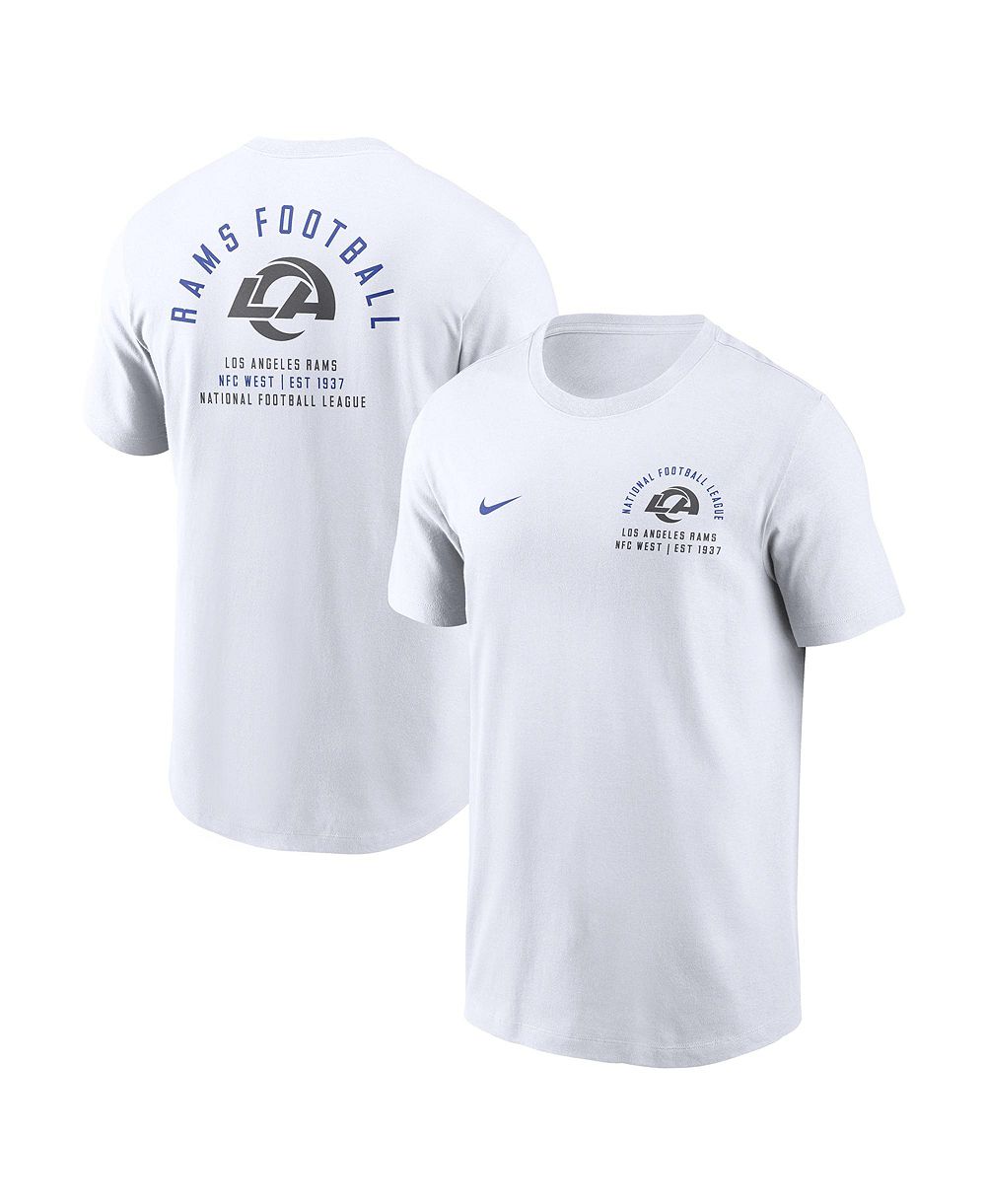 Мужская футболка Nike Los Angeles Rams Split Logo White