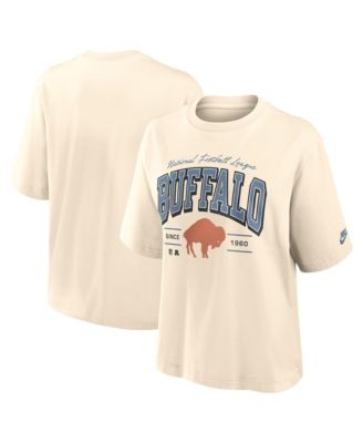Nike Женская футболка в стиле винтаж Buffalo Bills Cream Mod Boxy