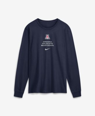 Nike Men's Navy Arizona Wildcats 2026 Sideline Dri-FIT Long Sleeve T-Shirt