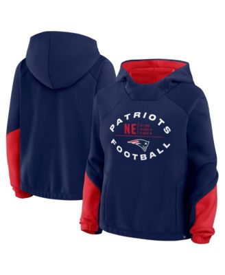 Fanatics Women's New England Patriots Redzone Bubble Screen Oversized Pullover Hoodie