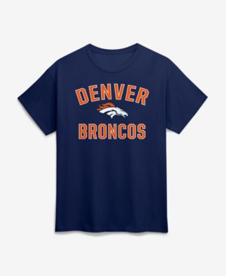 Мужская футболка Logo Athletic Navy Denver Broncos Cotton Victory Arch