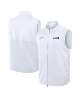 Nike Мужской и женский жилет LSU Tigers Primetime Victory Therma-FIT Full-Zip