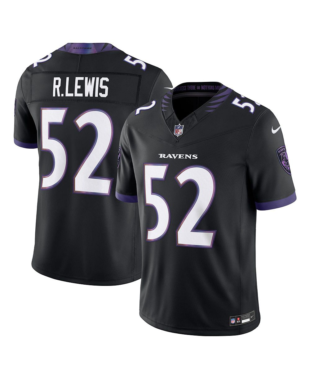 Nike Men's Ray Lewis Black Baltimore Ravens Alternate Vapor F.U.S.E. Stitched Retired Player Limited Jersey