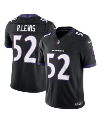 Nike Мужская джерси Ray Lewis Black Baltimore Ravens Alternate Vapor F.U.S.E. Stitched Retired Player Limited
