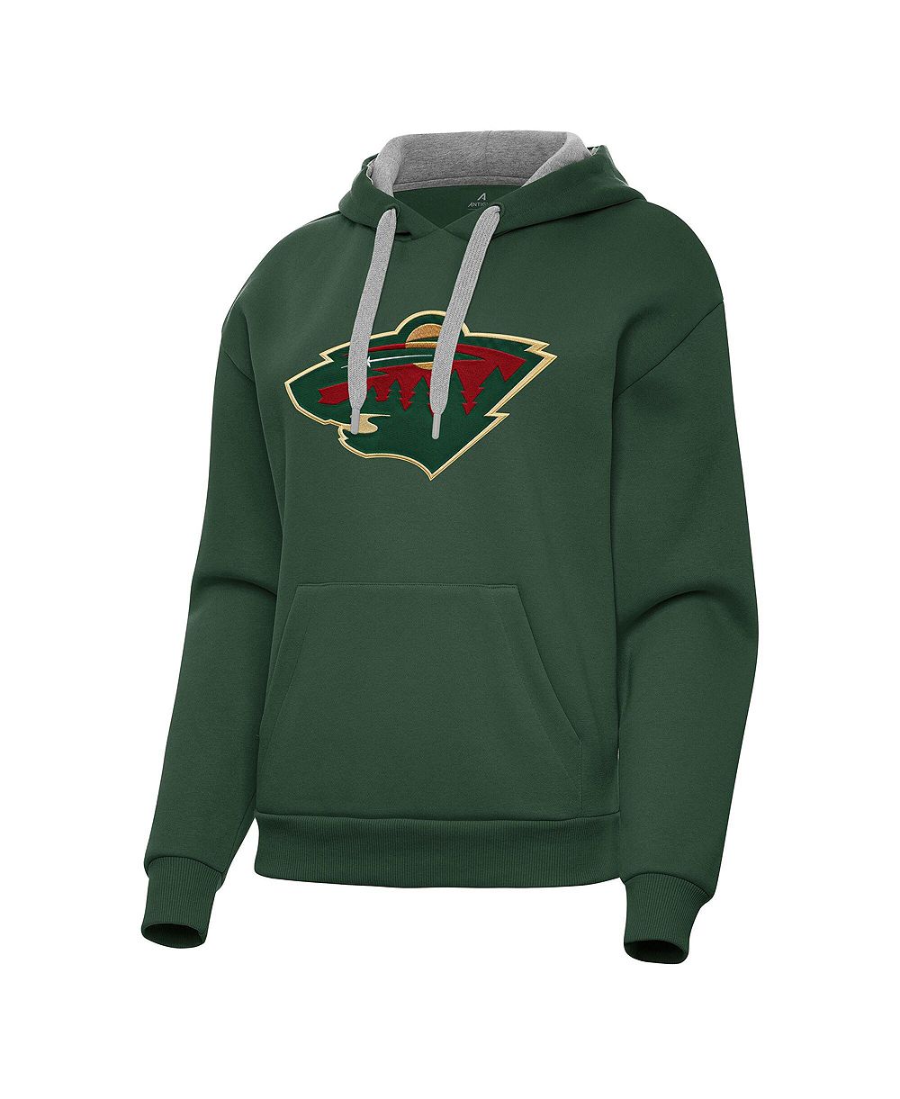 Женское худи Antigua Minnesota Wild с флисовой подкладкой