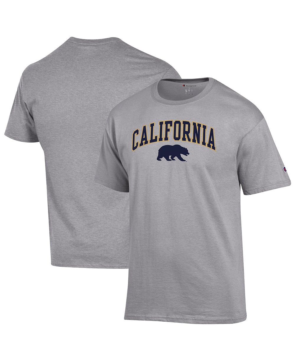 Champion Men's  Heather Gray Cal Bears Arched Logo T-Shirt