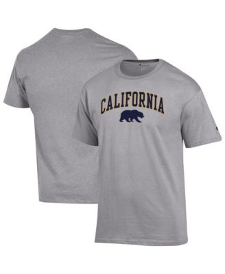 Мужская футболка Champion Heather Gray Cal Bears Arched Logo