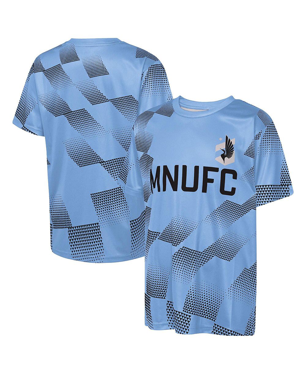 Outerstuff Детская футболка Minnesota United FC Sheer Thrill, светло-голубая