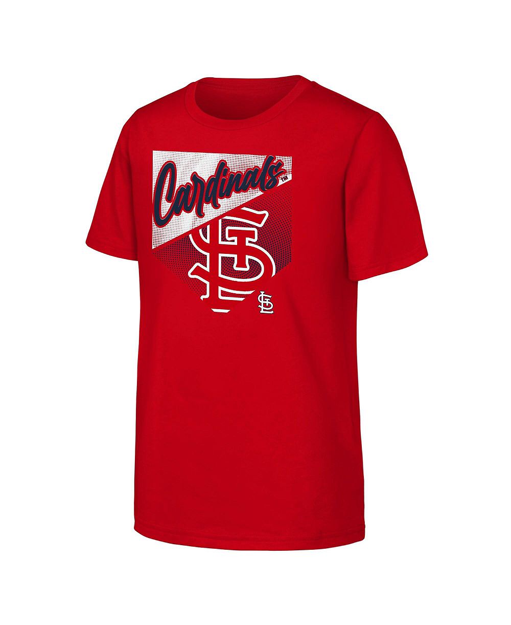Outerstuff Red St. Louis Cardinals Prime Plate T-Shirt для мальчиков и девочек