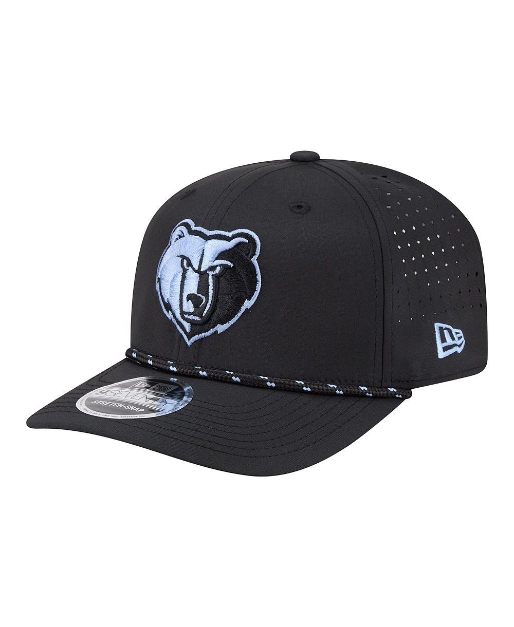 Мужская кепка New Era Memphis Grizzlies Sport Rope Vented Stretch-Snap 9SEVENTY, черная