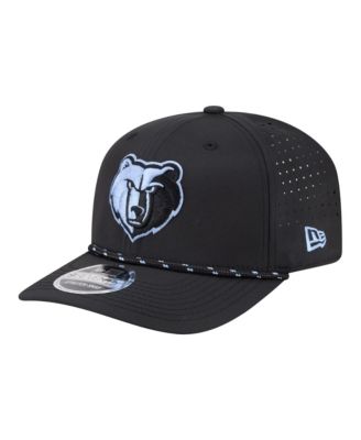 Мужская кепка New Era Memphis Grizzlies Sport Rope Vented Stretch-Snap 9SEVENTY, черная