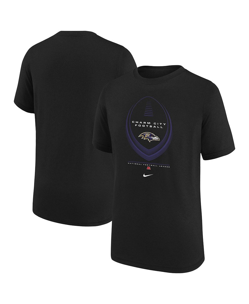 Nike Детская футболка Baltimore Ravens Icon Legend Dri-FIT, фиолетовая