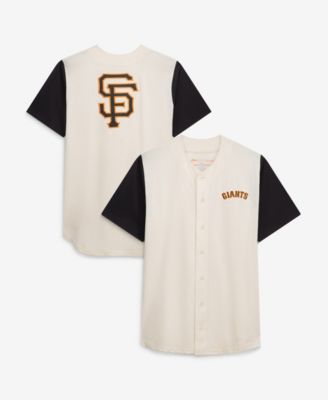 Fanatics Мужская джерси Full-Button Cream San Francisco Giants Big Tall