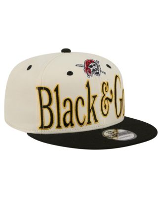 Мужская кепка New Era Pittsburgh Pirates Oversized Slogan 9FIFTY Snapback Cream