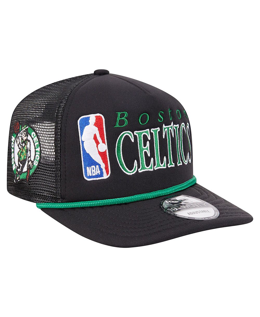 Мужская кепка New Era Boston Celtics Team Logo Foam Front 19TWENTY A-Frame Trucker Adjustable
