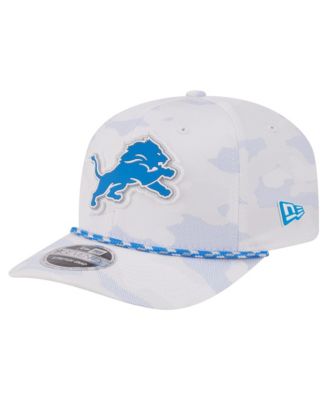 Мужская кепка New Era White Detroit Lions Camo Rope 9SEVENTY Adjustable
