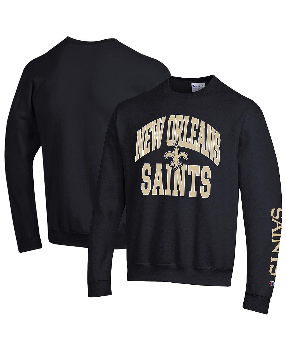 Мужской флисовый свитшот Champion New Orleans Saints, черный