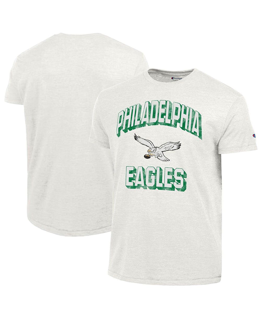 Мужская футболка Champion White Philadelphia Eagles Ultimate Tri-Blend